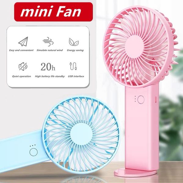 

electric fans mini fan portable for handheld usb rechargeable suitable travel outdoor home office deskwith 3 modes