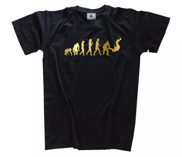 

gold edition judo merciful martial arts evolution t-shirt s-xxxl, White;black