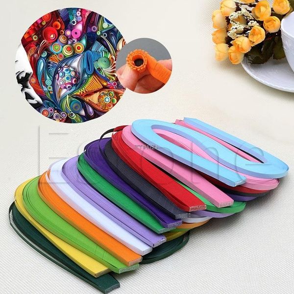 

other arts and crafts 120 stripes quilling paper origami diy hand craft tool 5mm width gift home decoration 12 colors mar