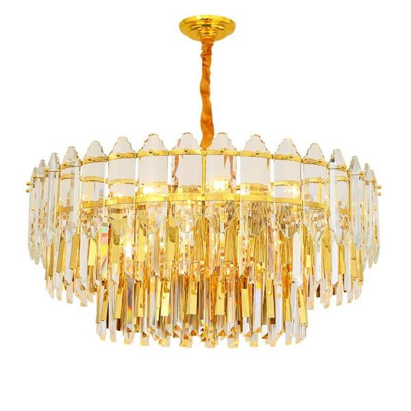 

ceiling lights light luxury golden atmosphere dining room living lamp crystal chandelier nordic post-modern simple bedroom hall lamps