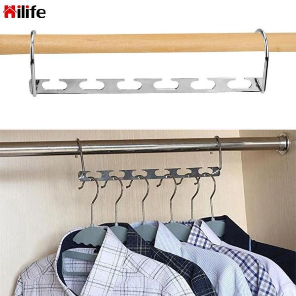 

hangers & racks hilife 6 hole magic clothes hanger bedroom supplies space saving for organizer fast drying storage rack