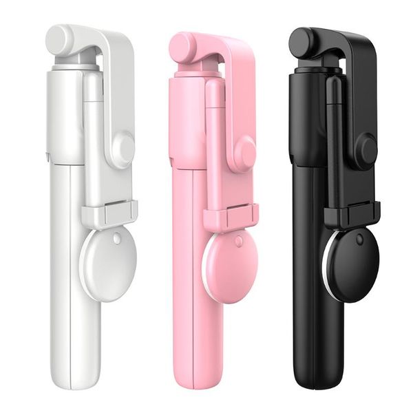 

foldable selfie stick mini tripod adjustable phone monopod with fill light remote control mobile shutter monopods