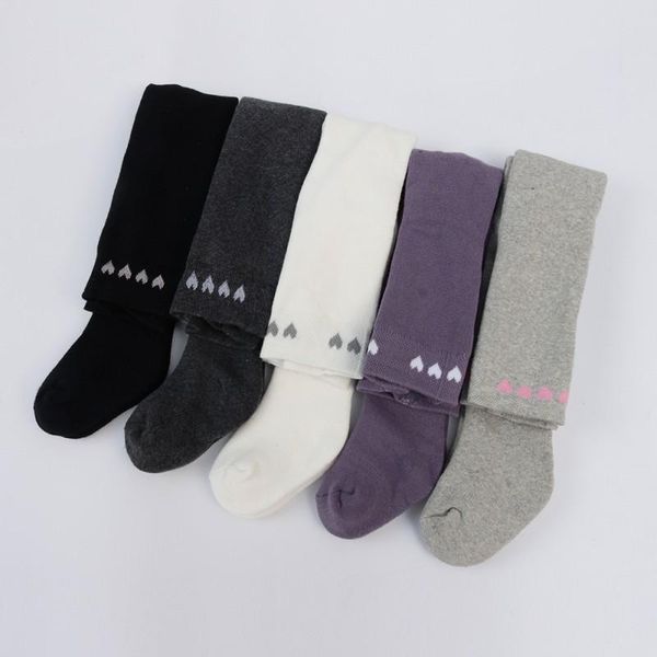 

footies born knitted cotton warm lovely solid color children pantyhose infant baby girl stockings, Blue