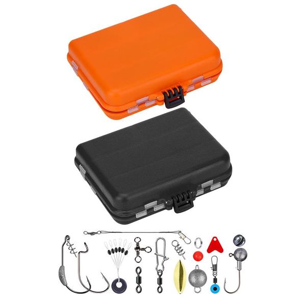 

fishing accessories 213pcs/box tackles box kit set with hooks snap sinker weight for carp bait lure ice winter accessoires