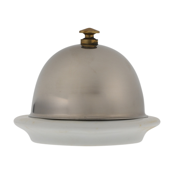

dishes & plates 1pc butter dish ceramic with stainless steel lid beef tallow storage bowl