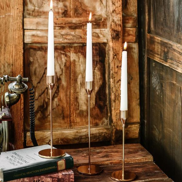 

candle holders luxury candles holder retro table centerpieces gold decorations for living room chandelier bougeoir home decor