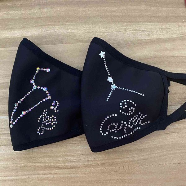 

seri constellation mask drill fashion star windproof and dustproof cotton