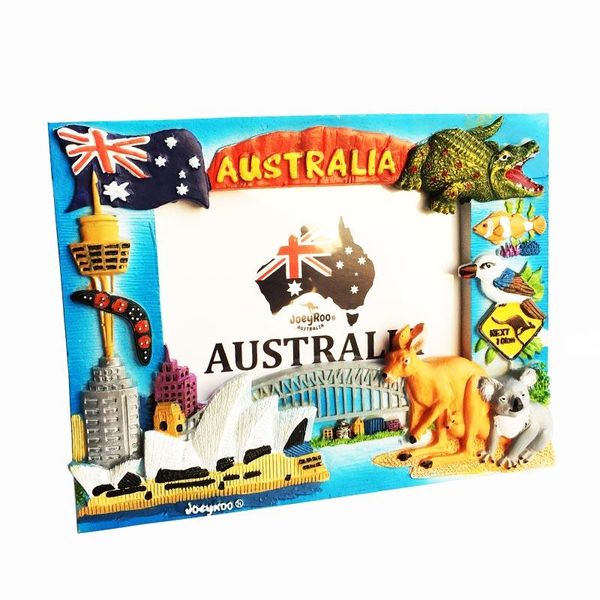 

australia creative geographical indication tourism commemorative decoration crafts three-dimensional po frame collection frames