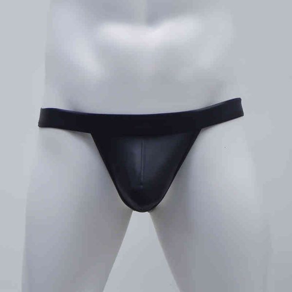 

g-strings thongs jockstrap pu mens leather underwear men erotic men's underpants ropa interior, Black;white