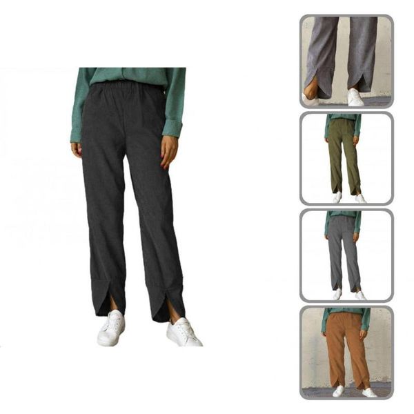 

women's pants & capris lady trousers great wear resistant elastic waist leisure women for sports autumn, Black;white