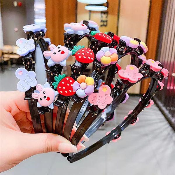 

hair accessories cute children's hoop hairpins bands clips lovely girls kids creative headwear party jewelry gifts, Slivery;white