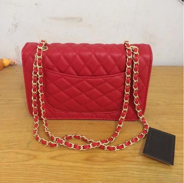 

2021classic fashion lamb skin hand bags wallet famous designer luxury women purse gold and silver chain female package wholesale006