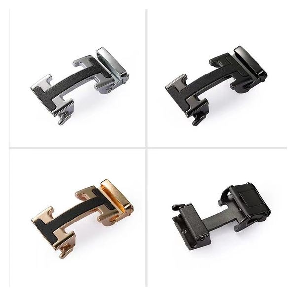 

belts 2021 leather men's belt designer luxury fashion brand high-quality h-shaped alloy automatic buckle, Black;brown