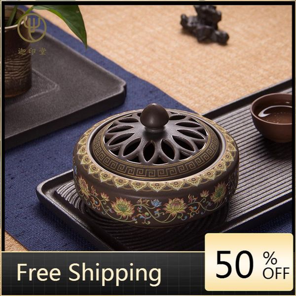 

fragrance lamps vintage buddha incense burner accessories wax melt holder box decoration incensario meditation 50xl