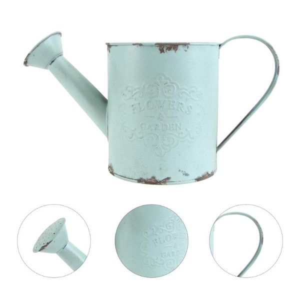 

candle holders 1pc iron sheet bucket flower arrangement decorative implement
