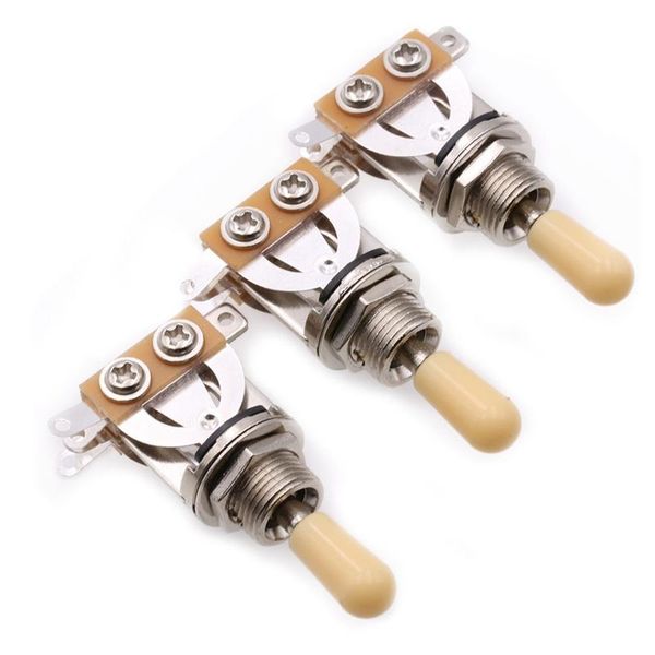 

golf training aids 3pcs guitar pickup gold electric 3 way toggle switch selector with silver tip knob