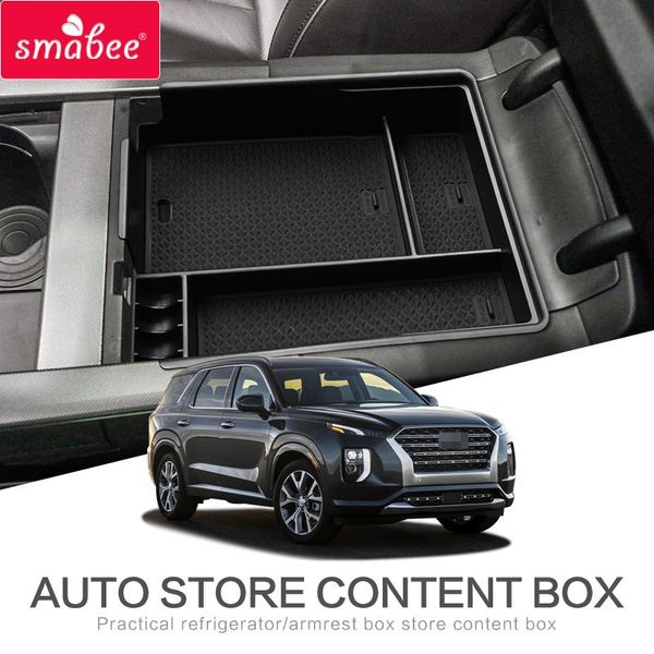 

car organizer for palisade 2021 armrest arm rest storage box center console container case tray accessories