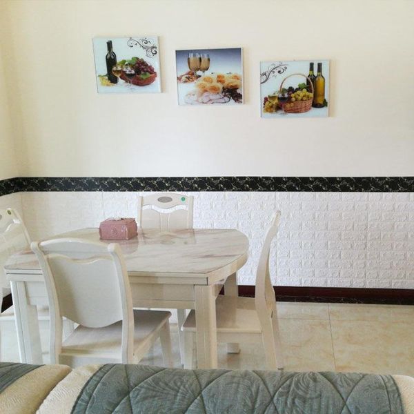 

wallpapers 3d wall stickers imitation brick bedroom decor waterproof self-adhesive wallpaper for living room kitchen tv backdrop decor70*77