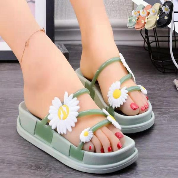 

popular antiskid womens slippers nice design summer shoes, Black