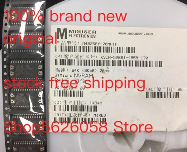 

smart power plugs m48z58y-70mh1f 100% original 10pcs-100pcs/lot stock