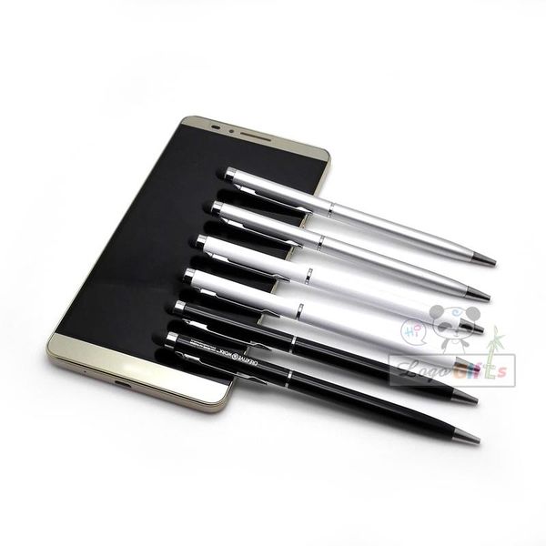 

cute tip stylus pen for touch screen 12g/pc metal capacitive 3.5 phone 5s phone6 plus easy to carry ballpoint pens, Blue;orange