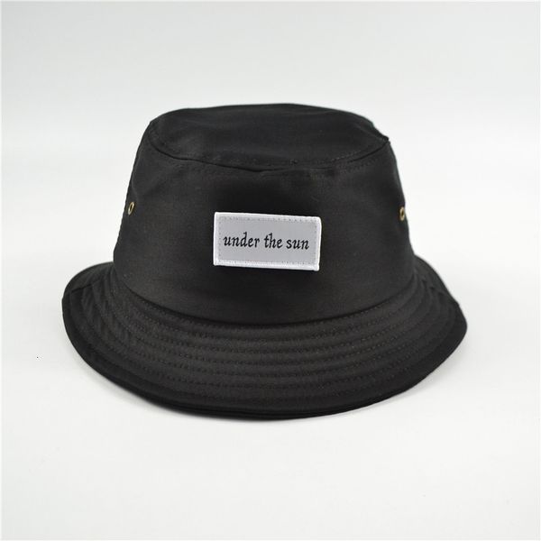 

letter label fisherman's youth fashion men's basin hat versatile street style hip hop