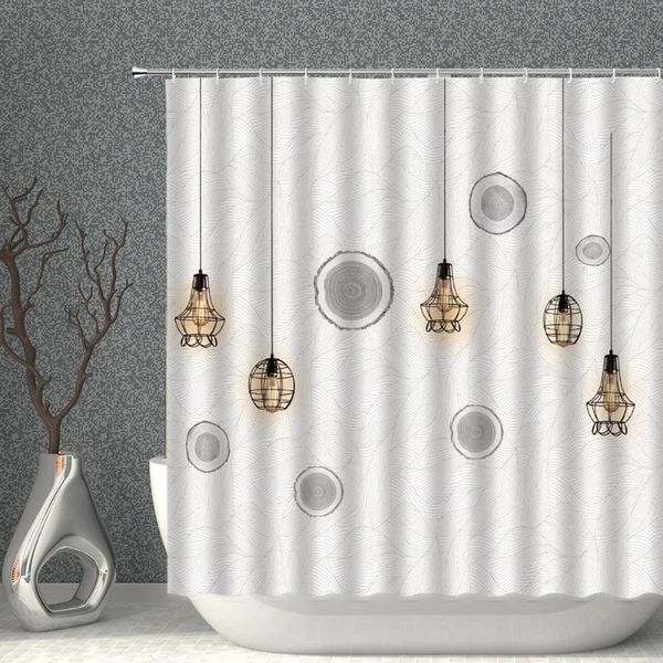 

shower curtains good white curtain waterproof fabric black grey dot bathroom set simple nordic style bath screen with hook