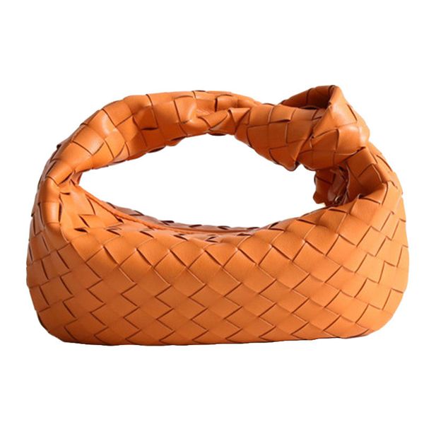 

wholesale bottage wholesale fashion horn bag knotting hand woven bag temperament high sense dinner bag personality hand carry wan woven cros