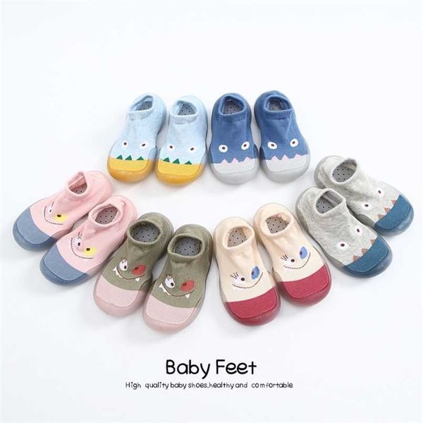 

baby socks with rubber soles cartoon baby shoes infant sock 211021