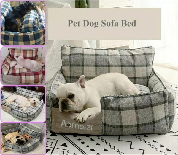 

kennels & pens soft and comfortable pet bed sofa cotton kennel puppies cats small, medium large dogs
