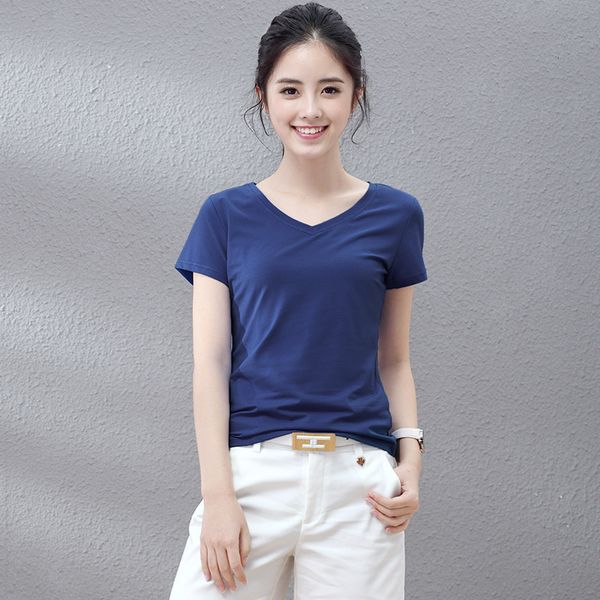 

tee 2021 summer classic ladies leisure breathable short sleeve t-shirt, White