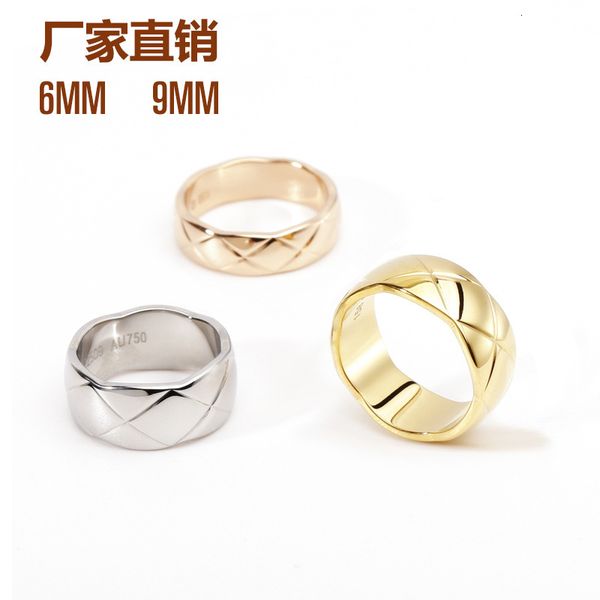

shopkeeper recommends 6mm small xiangfeng diamond mesh ring stainless steel, Silver