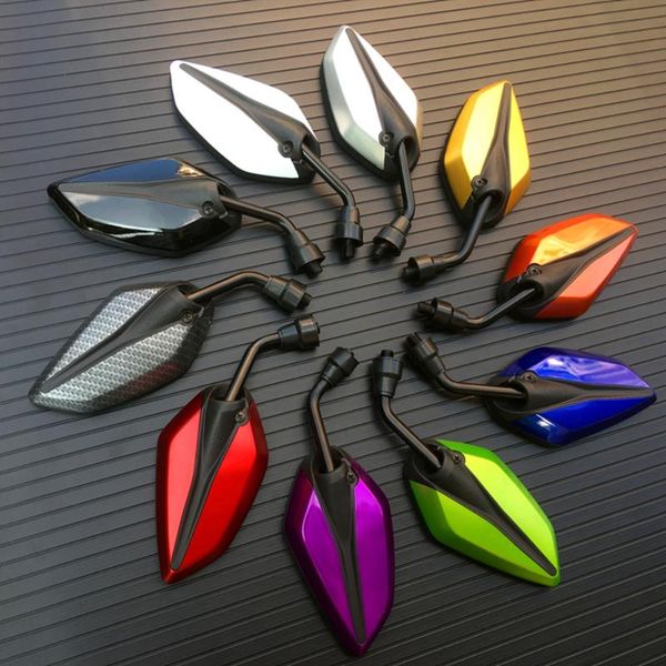 

motorcycle mirrors universual 10mm back side convex mirror scooter e-bike rearview