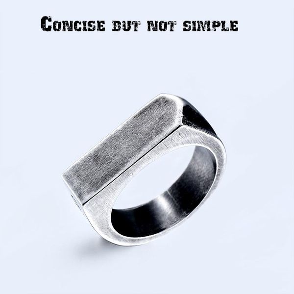 

cluster rings beier drop 2021 design retro style stainless steel unique ring for man antique jewelry br8-437, Golden;silver