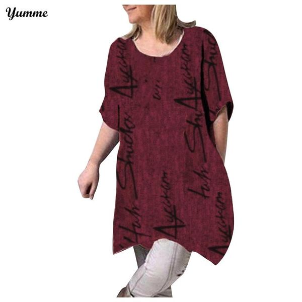 

women's blouses & shirts women 2021 autumn elegant long sleeve letter print v-neck cotton blouse blusa casual loose plus size 3xl, White