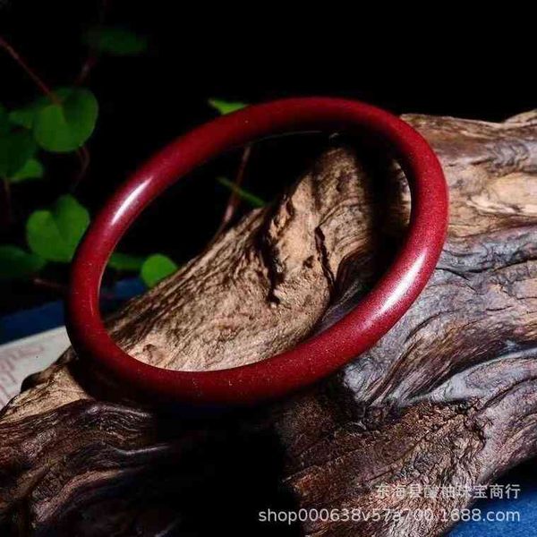 

chinese style products cinnabar purple gold sand round bar bracelet high content benmingnian national element circle