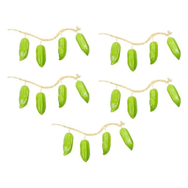 

party decoration 5 strings simulation vegetable model farmhouse balcony pendant adorn