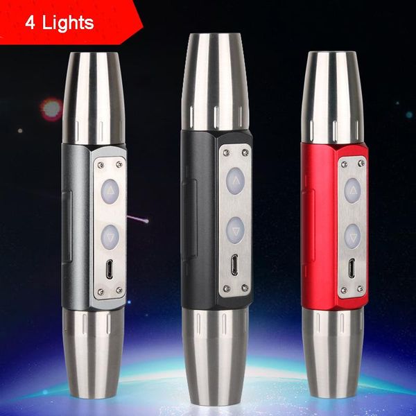 

four lights usb rechargeable detecting jade 395nm light 365nm torch for jewelry flashlights torches