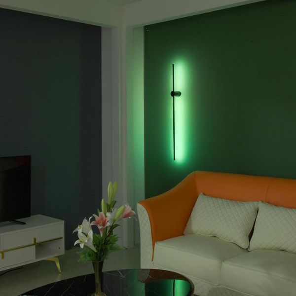 

wall lamp nordic minimalist led modern creative simple living room home decor remote control sconce atmosphere lighting