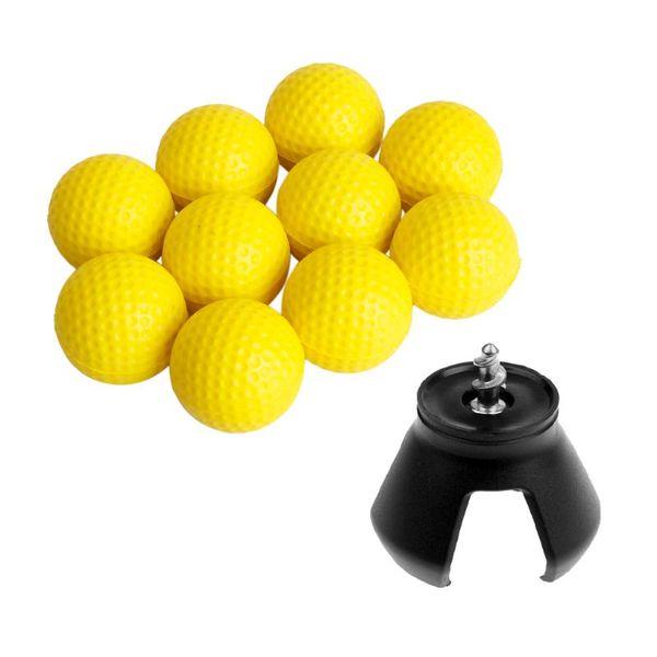 

golf training aids magideal 10pcs outdoor soft pu ball foam balls + pick up claw