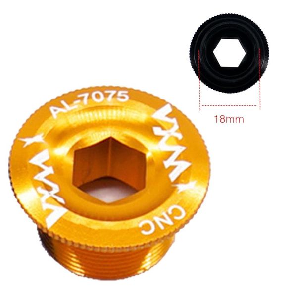 

bike heels & chainwheels crank with screw cap, m18/m20 mtb cover, aluminum 4-color fitting