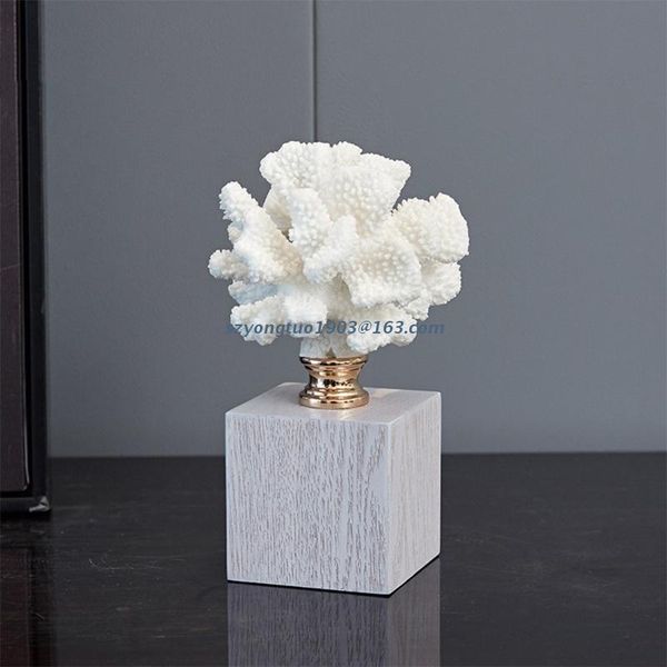 

novelty items p82c resin coral ornament statue sculpture for home office aquarium decoration underwater sea plants figurine artificial