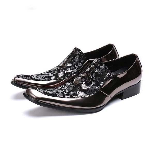 Tipo italiano Homens Sapatos Zapatos de Hombre Sapatos de Couro Formal Sapatos de Couro Feminino Homens Festa e Casamento Homens