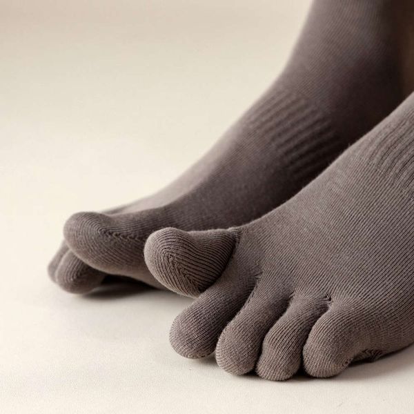

autumn winter socks men's cotton middle tube color casual toe business, Black