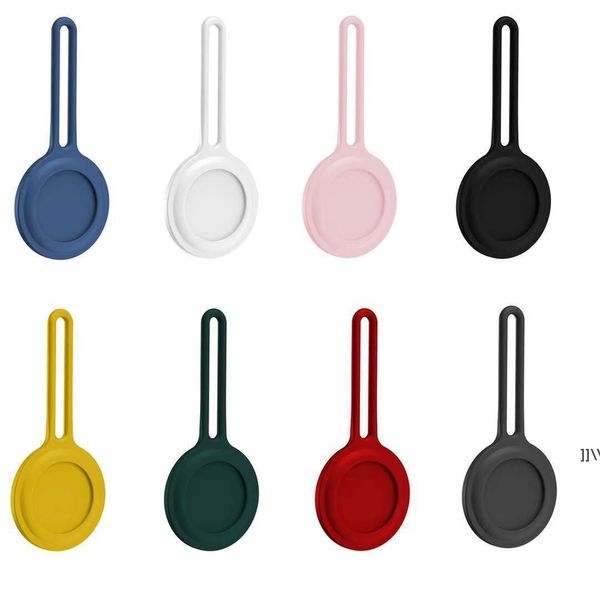 

soft silicone cover cases for airtag anti lost protective skin anti-scratch wireless tracker finder loop protector ahf6730