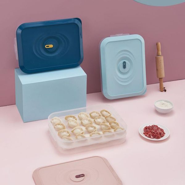 

storage bottles & jars household kitchen multifunctional plastic box refrigerator egg sealed with lid food multi-layer