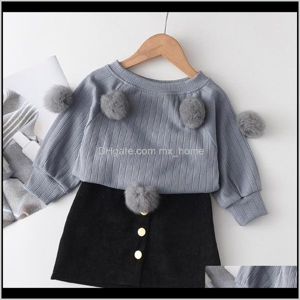 

sets baby baby, & maternity drop delivery 2021 menoea children girls clothing winter autumn kids girl long sleeve knitted princess outfits c, White