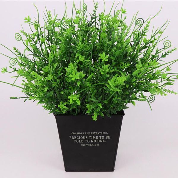 

artificial grass plastic hippocampus green garden plant simulation home wedding holiday decoration decorative flowers & wreaths