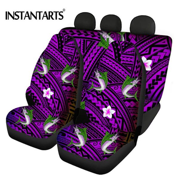 

car seat covers instantarts rasta pacific tuna prints durable vehicle protector heavy-duty front and back cover soft
