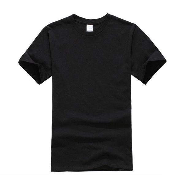 

summer loose casual short-sleeved t-shirt men and women solid color pure cotton can be customized logo men's t-shirts, White;black